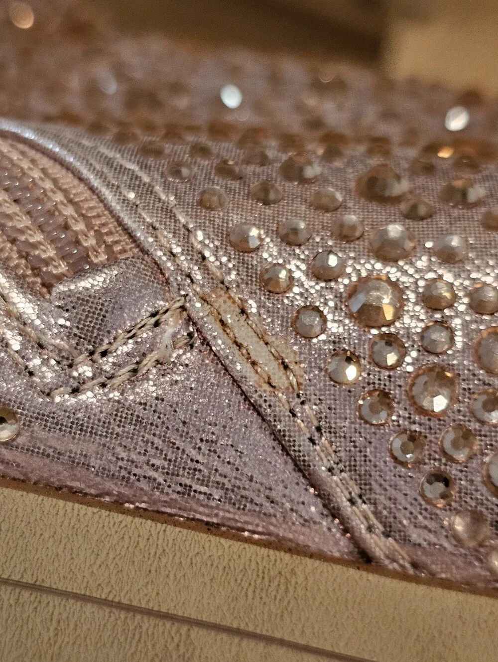 ๐ NWOT INC International Concepts "Ignacia" Rose Gold Rhinestone Boots Size 10M - Picture 11 of 11